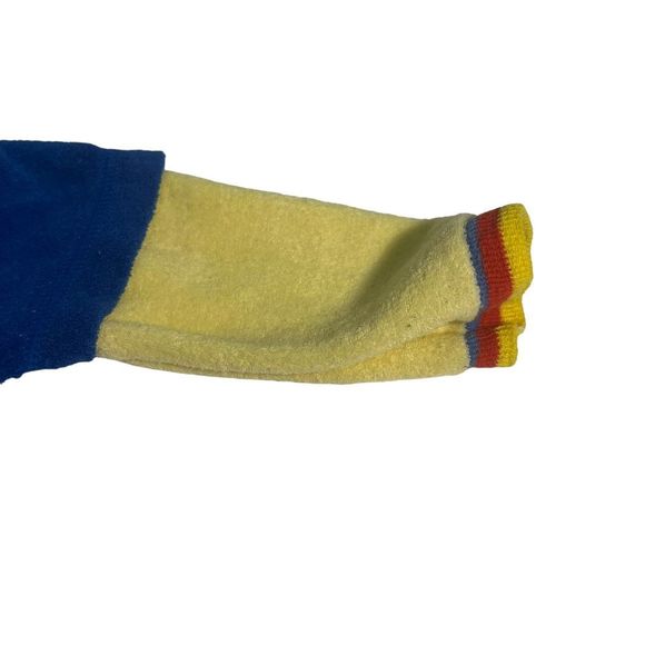 Vintage Carter’s Terry Cloth One Piece Footed Sleeper Romper Sz Med 12-18 Lbs - Picture 4 of 6